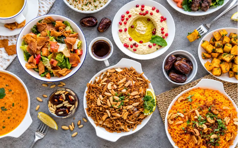 Lebanese mezze at Ibn Al Bahr
