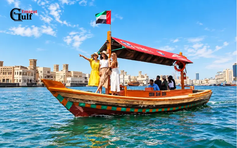 Dubai Creek and Abra Boats