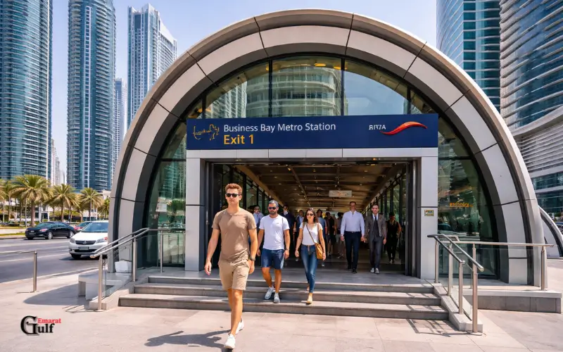 Business Bay Metro Station Exit 1
