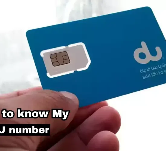 How to know My DU number