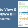 FEWA Bill Check Online