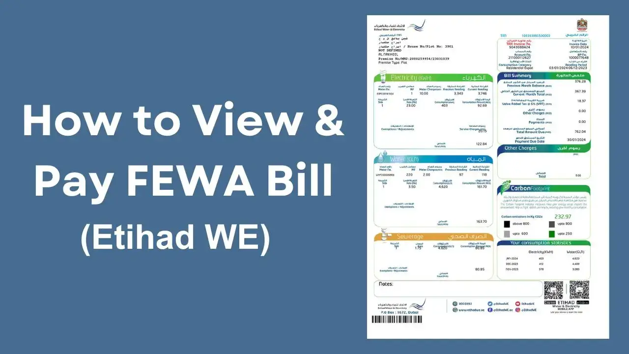 FEWA Bill Check Online