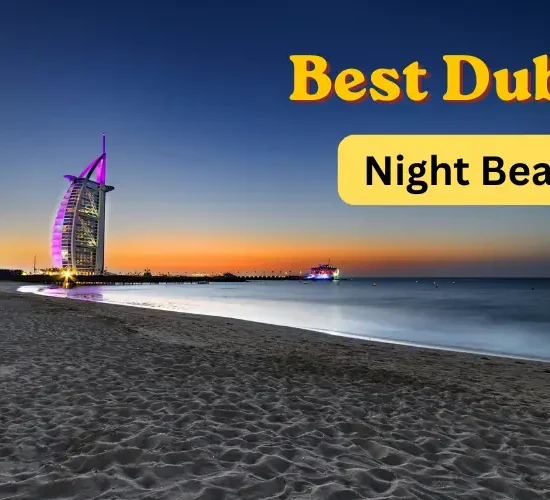 Dubai Night Beach