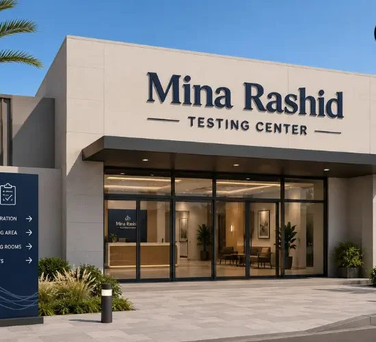 Mina Rashid testing centre