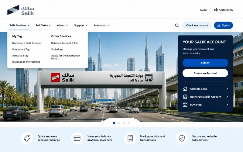 Salik Balance Check Online