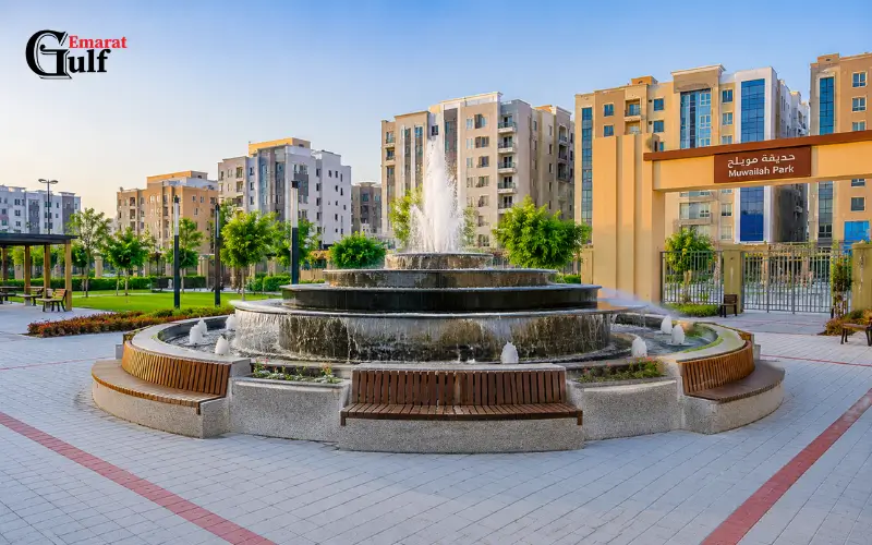Decorative Fountain at Muwaileh Park
